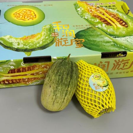 精选|蜜园18号蜜瓜|毛重6.5斤左右|1箱|次日配送