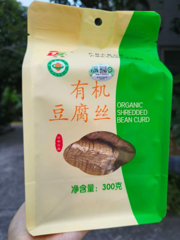 云南|有机豆腐丝|300g/袋|1袋|次日配送
