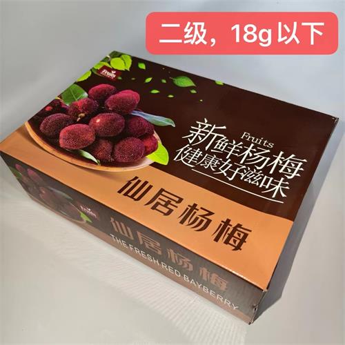 仙居|东魁杨梅(二级小果)|15~18g，净5.6斤以上|1箱|次日配送