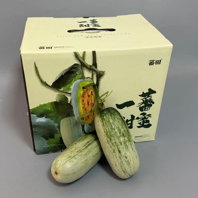 精选|蜜园18号蜜瓜|蜜园18号品种，6/8头，净6斤|1箱|次日配送
