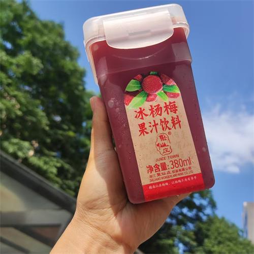 聚仙庄|冰杨梅汁|380ml/杯|6杯|次日配送